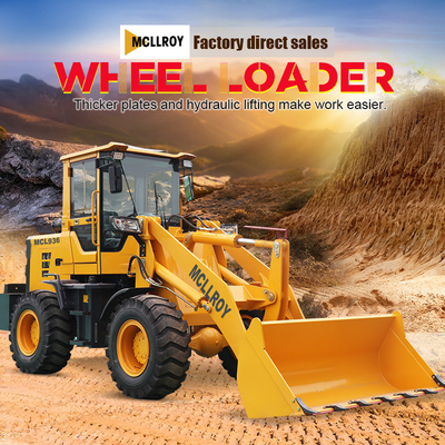Front End Small Wheel Loader , Wheel Shovel Machine For Construction Engineering