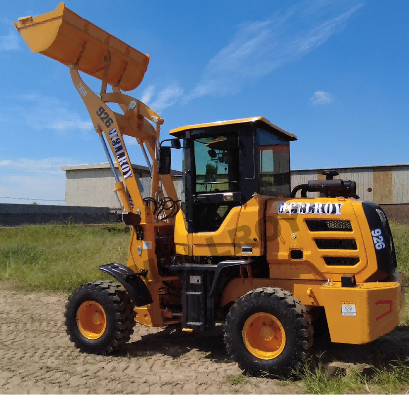 Construction Hub Articulating Front Wheel Loader 1500 Kg Operating Load Equipment
