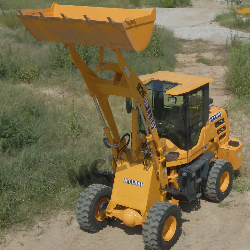 Articulating Transmission Front End Wheel Loader Mining Cycle Time Mini Compact Loader