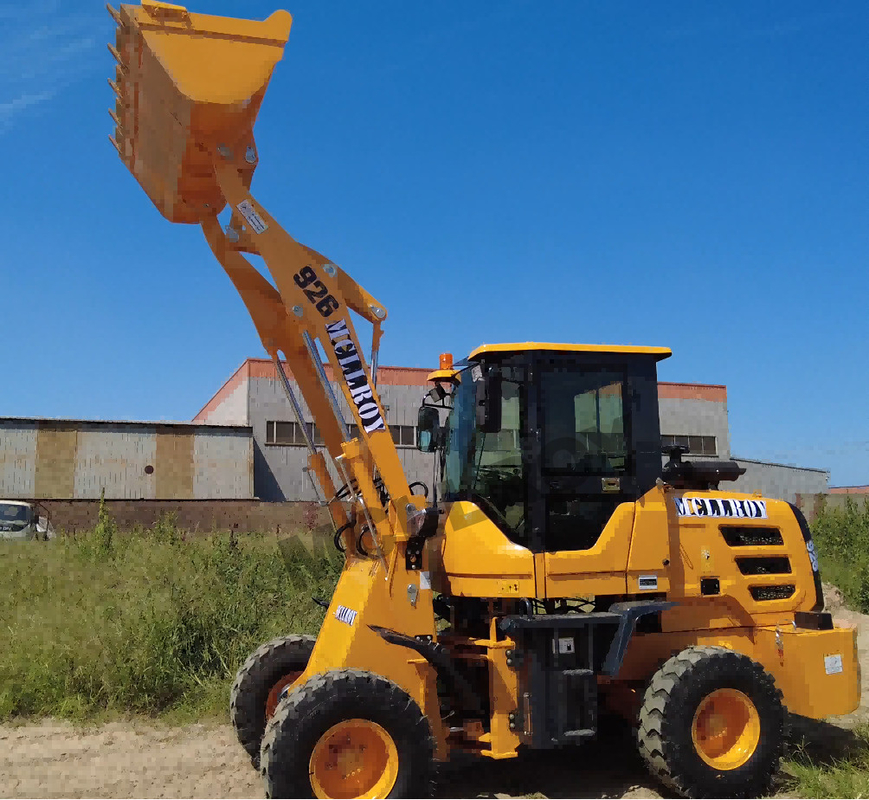 Articulating Transmission Front End Wheel Loader Mining Cycle Time Mini Compact Loader
