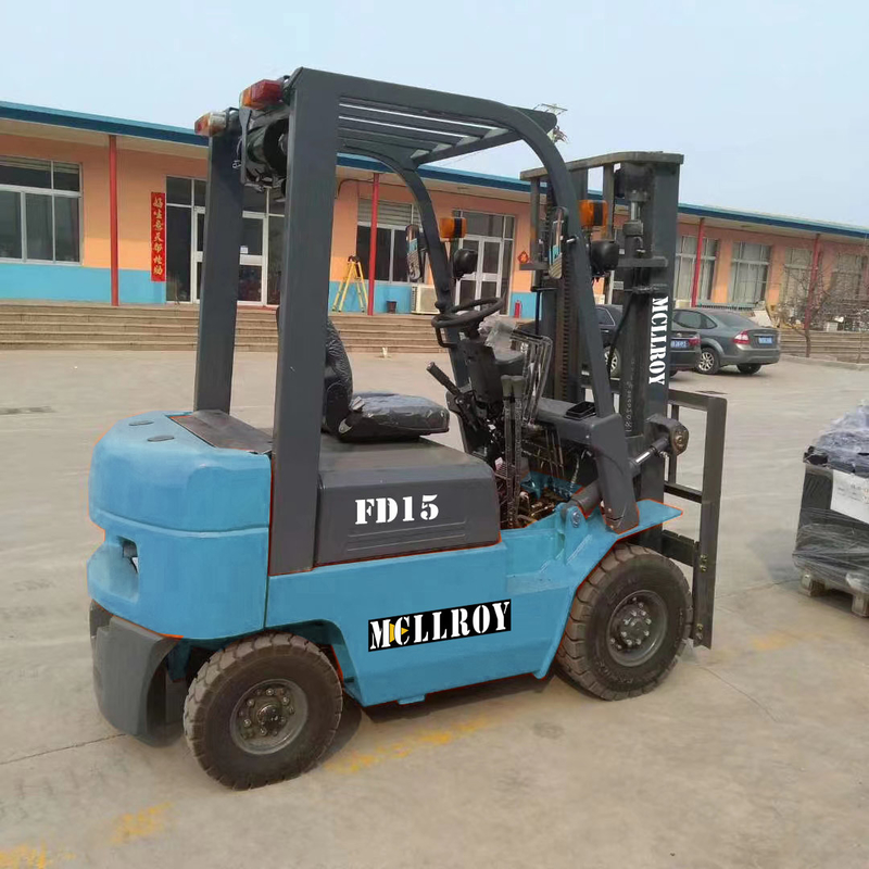 12V / 80Ah Battery Diesel Powered Forklift FD15 920mm Fork Size