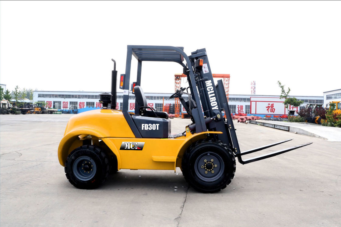 Front Tire 12-16.5-10PR Safe Handling Rough Terrain Forklift Truck Working Pressure 18.5 Mpa Powerful Forklift