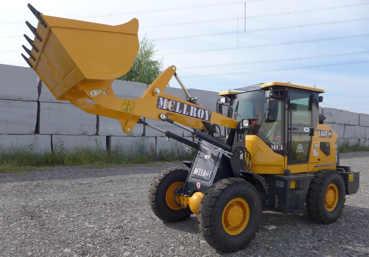 42kw Compact Wheel Front Loader Small With 0.5m3 Capacity 2900mm Dump Clearance