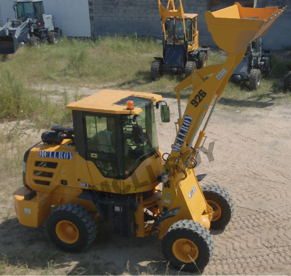 Construction Hub Articulating Front Wheel Loader 1500 Kg Operating Load Equipment