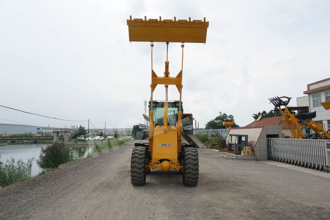 2.5 Ton Small Wheel Loader 76kw 103hp Rating Power EU Stage II Emissions